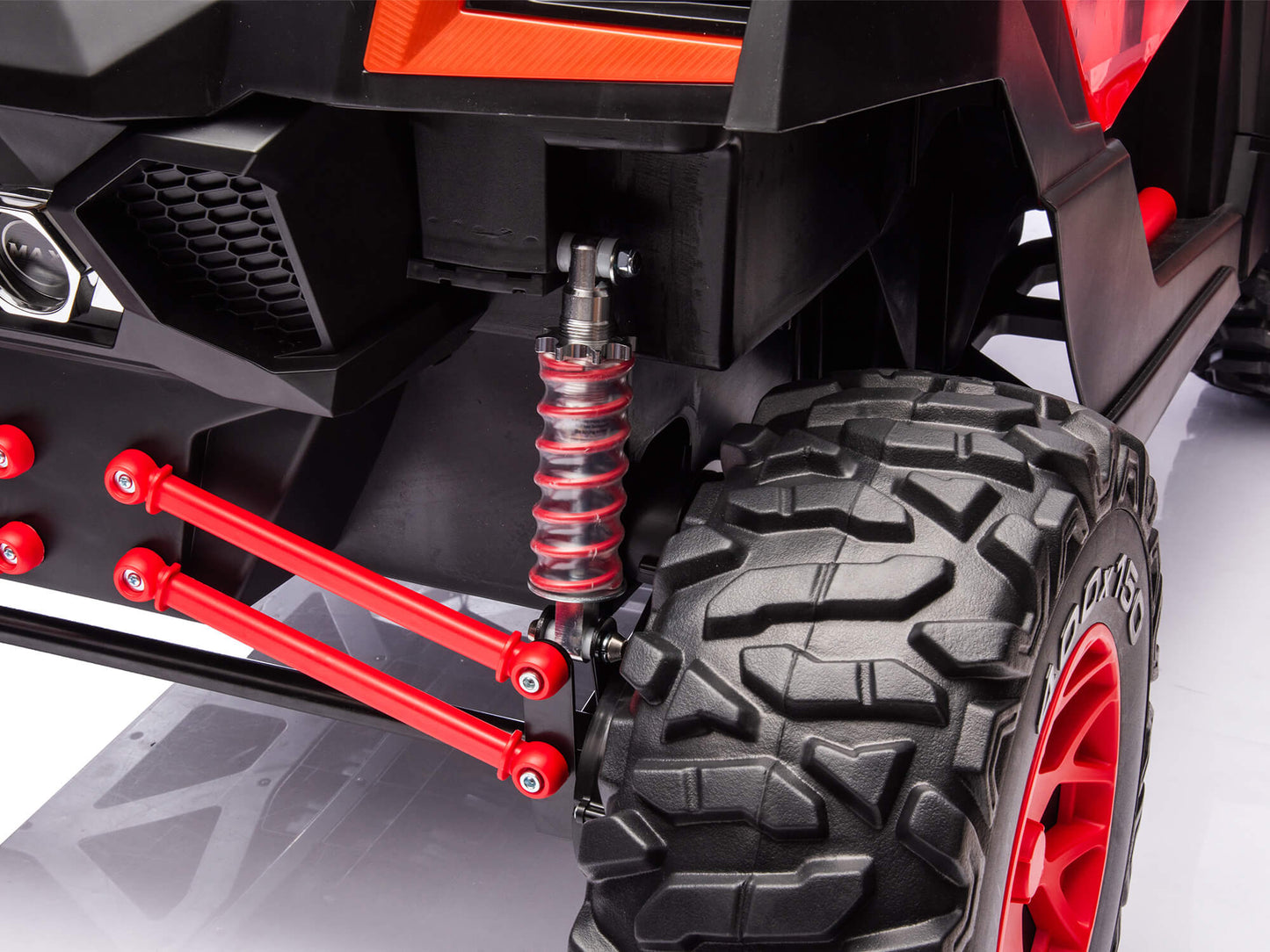 Ridington MAX-R 24V Kids Ride-On UTV Buggy with R/C Parental Remote | Red