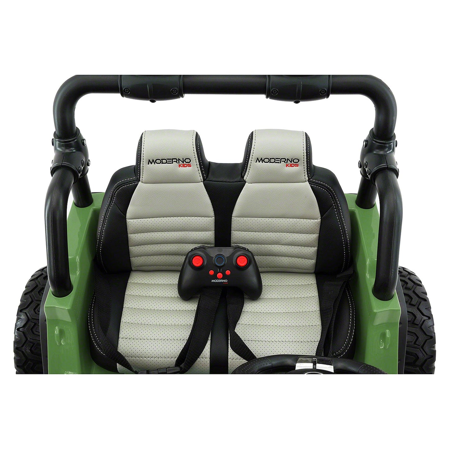 Trail Explorer 24V Kids Ride-On Car Truck with R/C Parental Remote | Olive Green