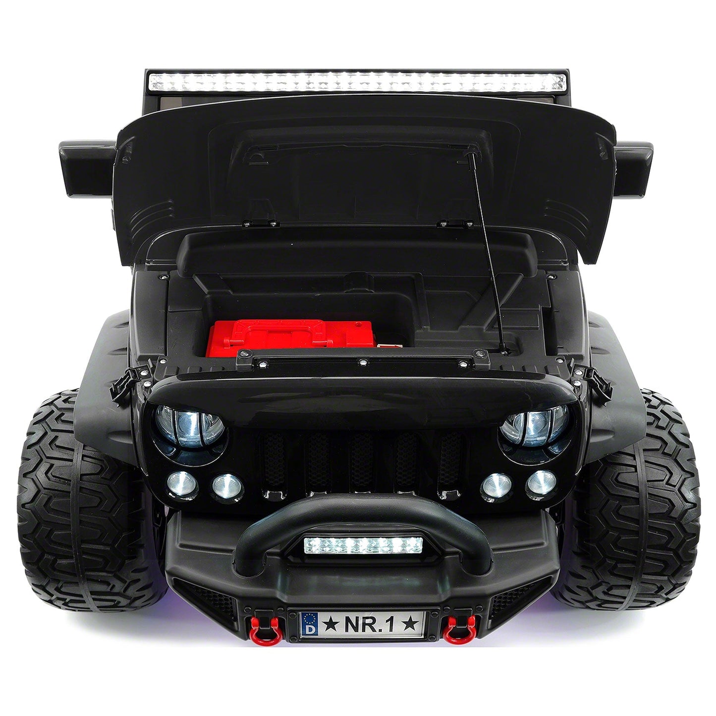 Trail Explorer 12V Kids Ride-On Car Truck with R/C Parental Remote + Spare Battery | Olive