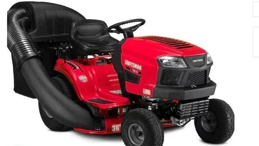 CRAFTSMAN T100 36-Inch Riding Mower with 11.5 HP Engine – Compact Lawn Tractor