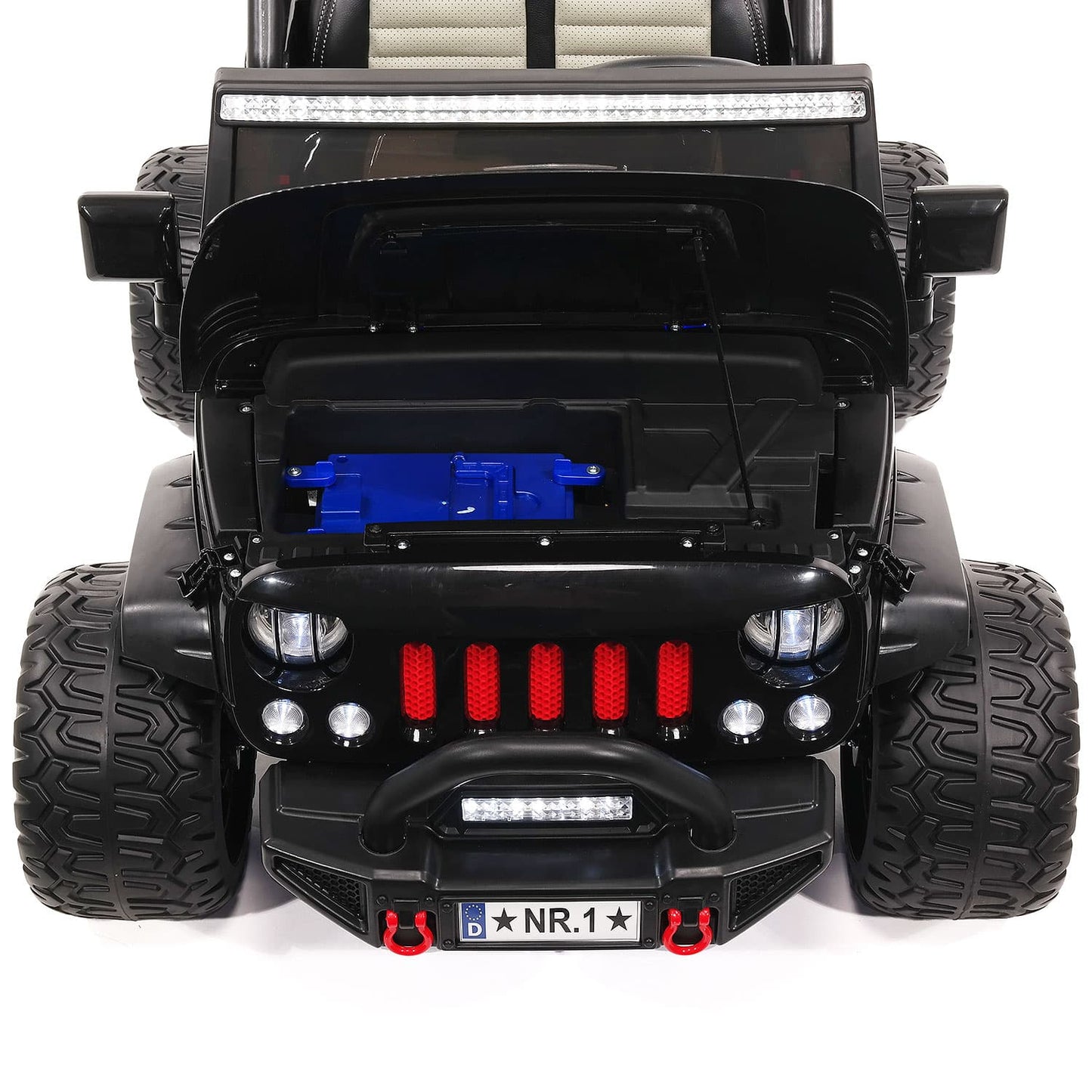 Trail Explorer 24V Kids Ride-On Car Truck with R/C Parental Remote | Spider Red