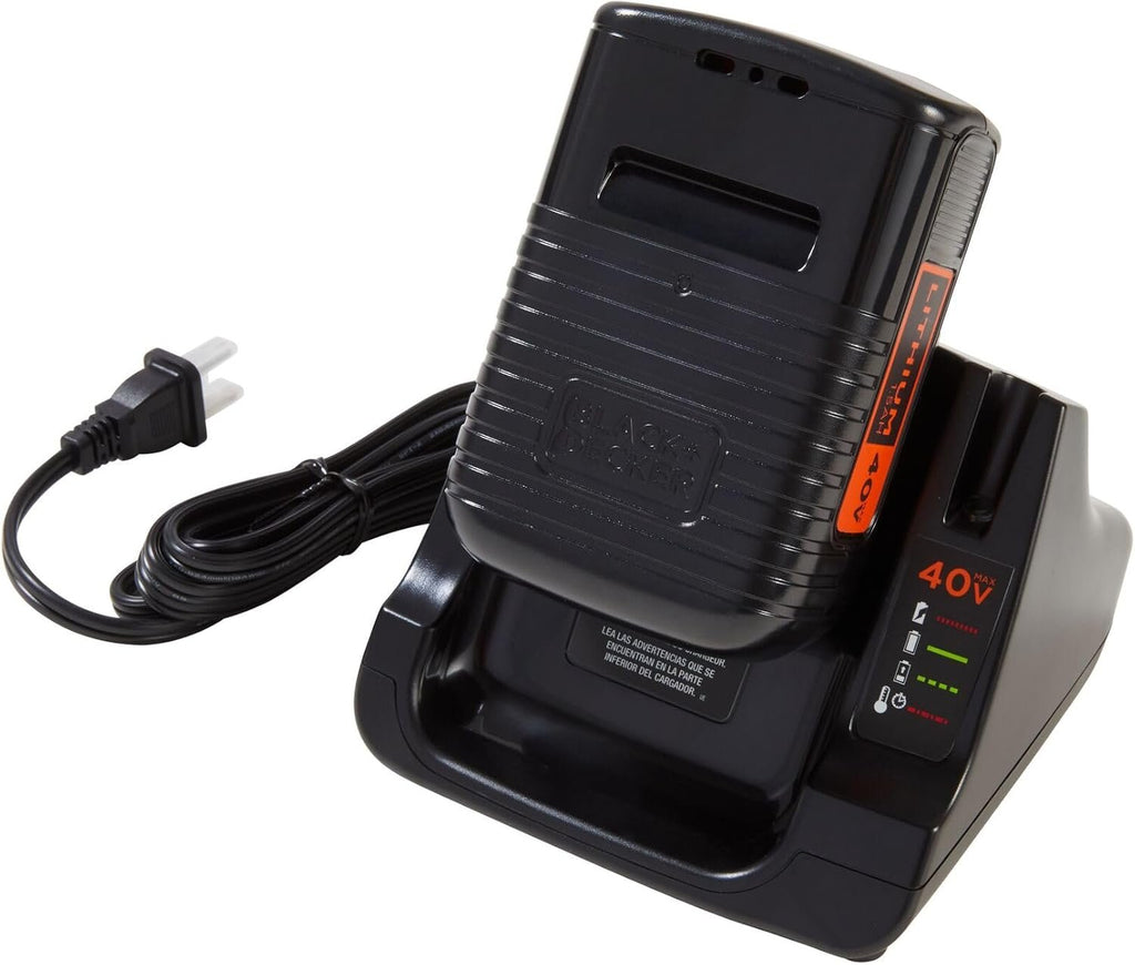 BLACK+DECKER 40V Cordless Leaf Blower Vacuum Mulcher Combo Kit Battery Charger LSWV36