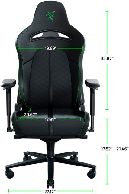 Razer - Enki Gaming Chair for All-Day Comfort