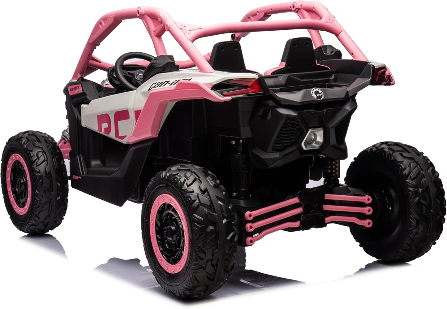Can-Am Maverick XL Custom Edition 24V Kids Ride-On UTV Buggy Car | Rose Pink