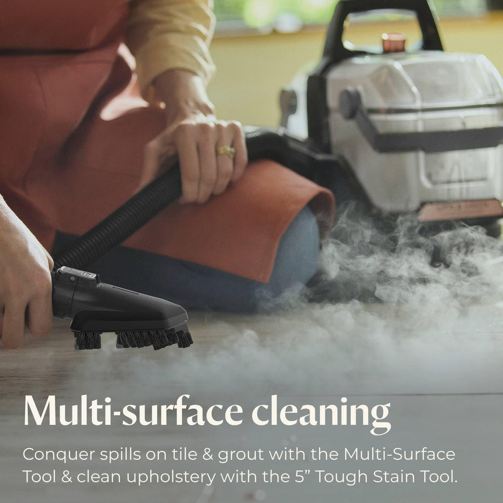 BISSELL Little Green HydroSteam Multi-Purpose Portable Carpet and Upholstery Cleaner, Car and Auto Detailer, 3618