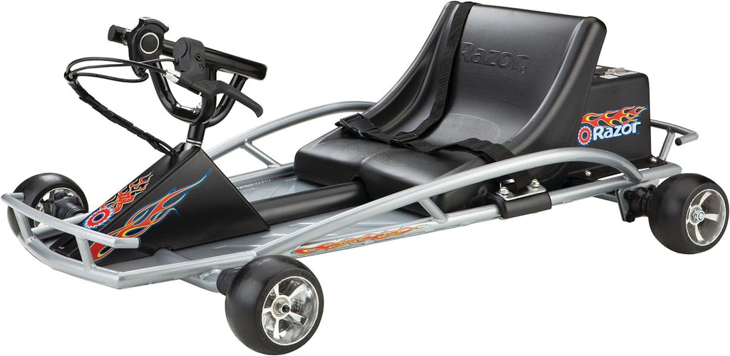 Razor Ground Force One - Electric Go-Kart for Ages 8+, Up to 12 MPH, Up to 40 Minutes of Continuous Use, Variable Speed Throttle, 24V Rechargeable Battery