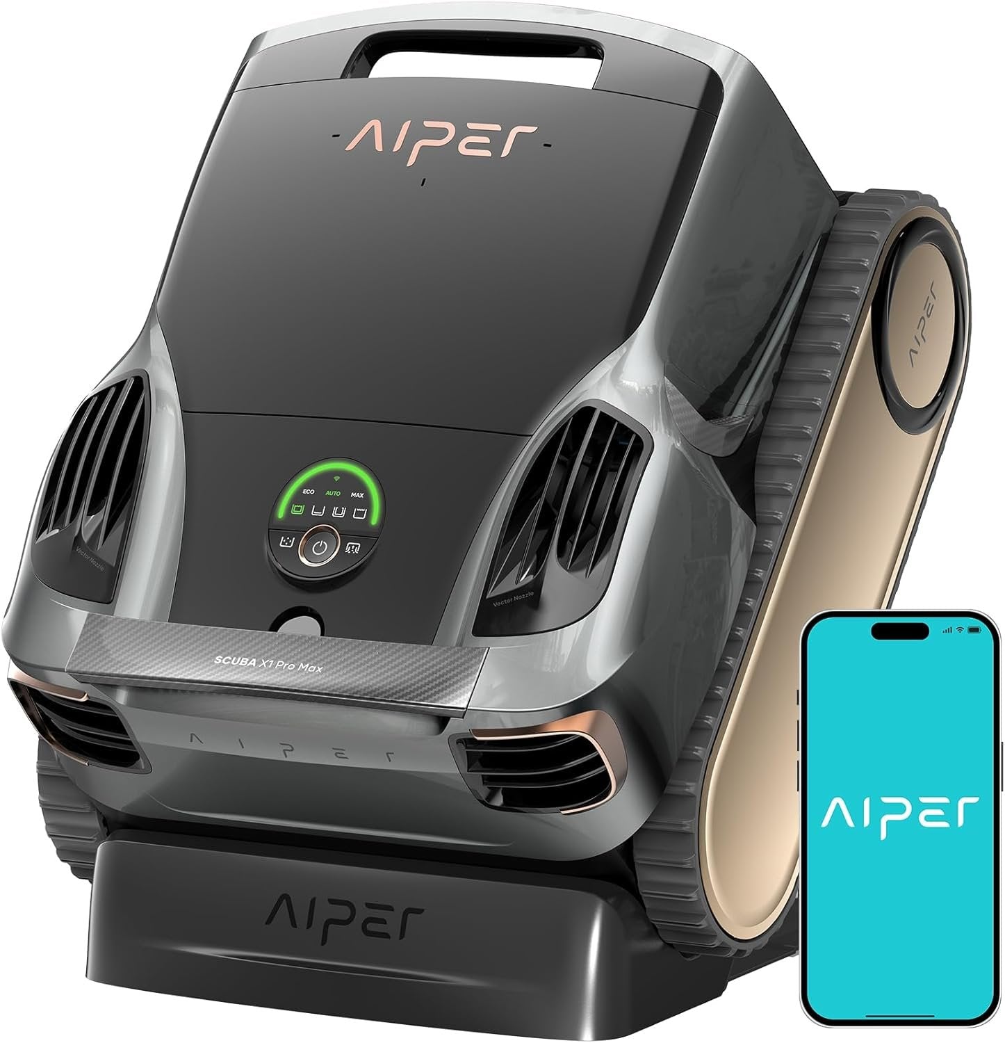 Aiper Scuba X1 Pro Max All-in-One Robotic Pool Cleaner – Intelligent Navigation & Advanced Filtration