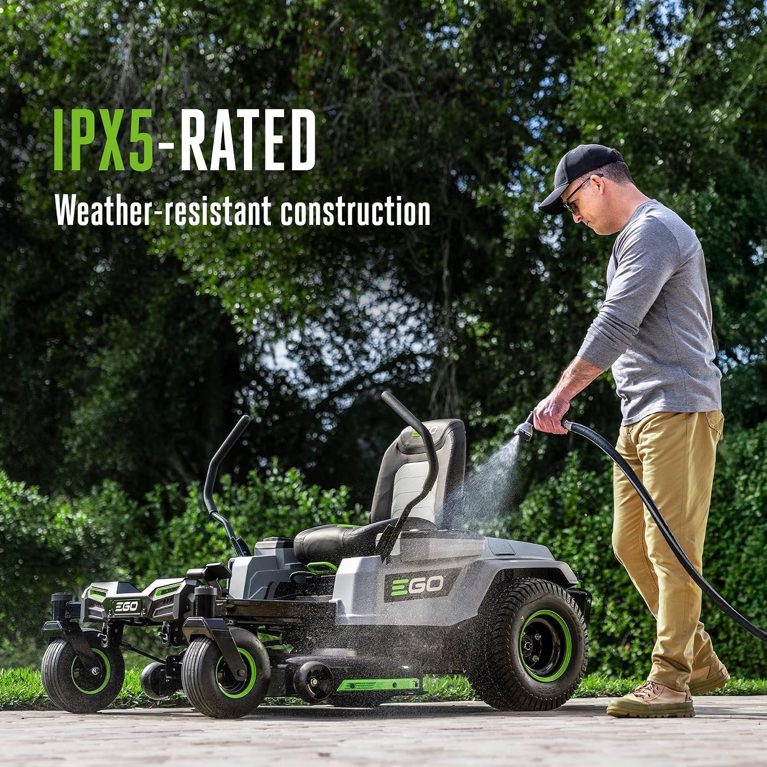 EGO Power+ Z6 e-Steer Zero Turn Electric Riding Lawn Mower, 42" - ZT4215S