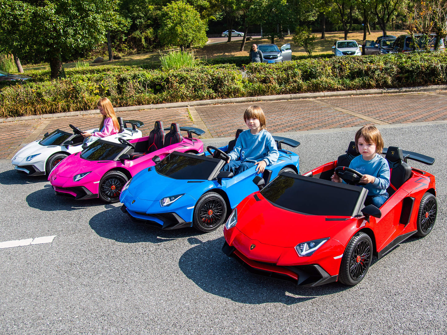 Lamborghini Aventador XXL 24V Big Kids Ride-On Car | Gray