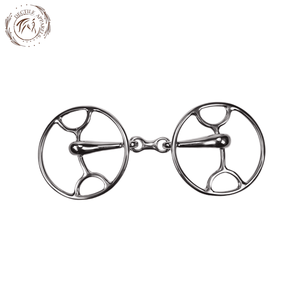 Abbey French Link Cartwheel Swivel Bit