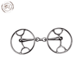 Abbey French Link Cartwheel Swivel Bit