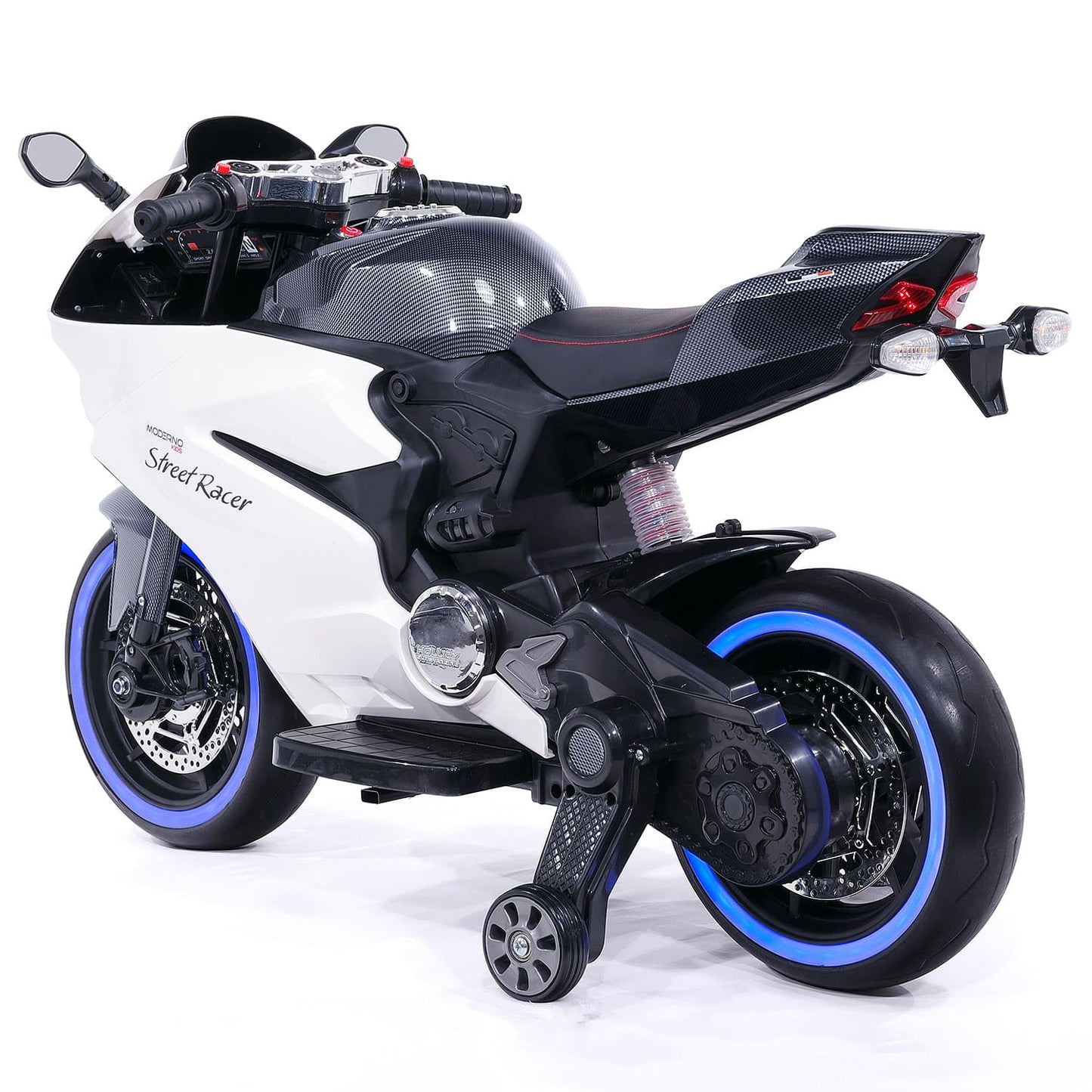 Street Racer 12V Electric Kids Ride-On Motorcycle | Black