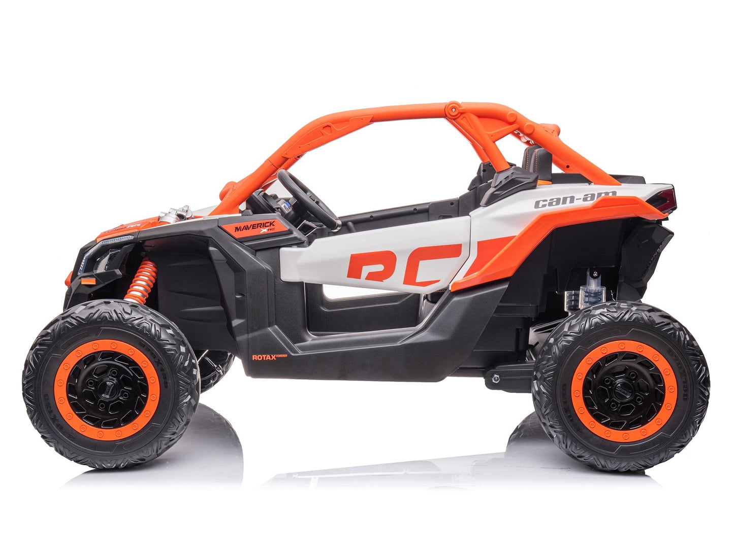 Can-Am Maverick XL Custom Edition 24V Kids Ride-On UTV Buggy Car | Orange