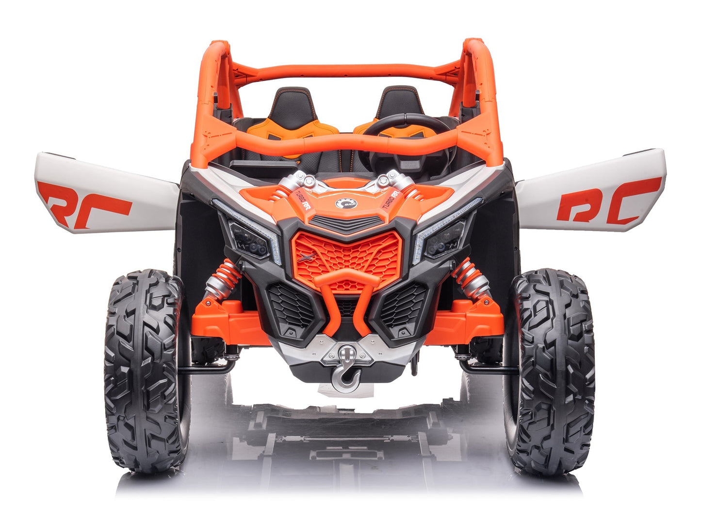 Can-Am Maverick XL Custom Edition 24V Kids Ride-On UTV Buggy Car | Orange