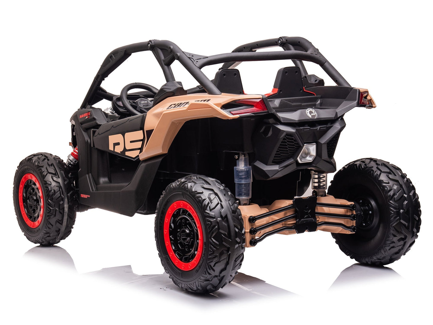 Can-Am Maverick XL Custom Edition 24V Kids Ride-On UTV Buggy Car | Desert Tan