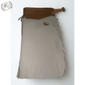 Leather Cowboy Chaps with Fringe