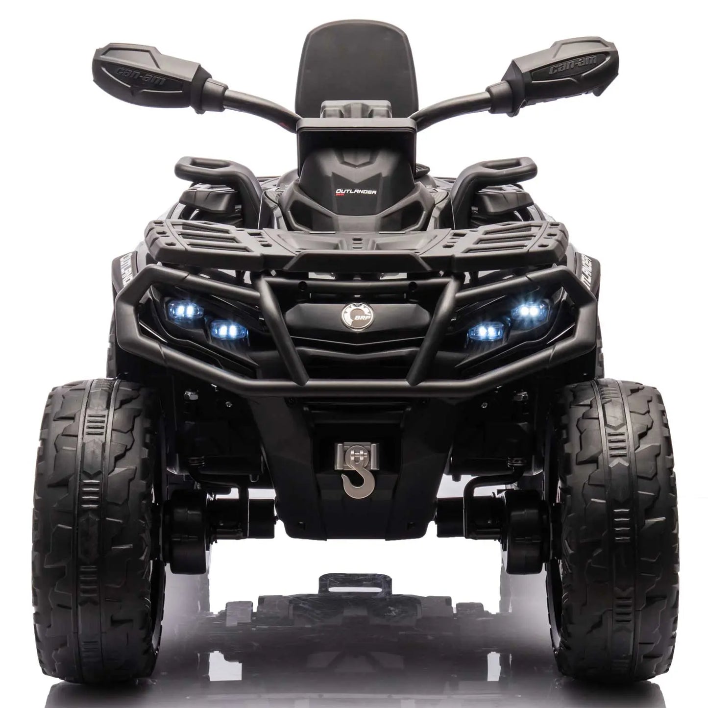 Can-Am Outlander 24V 4WD Kids Ride-On ATV Quad | Black