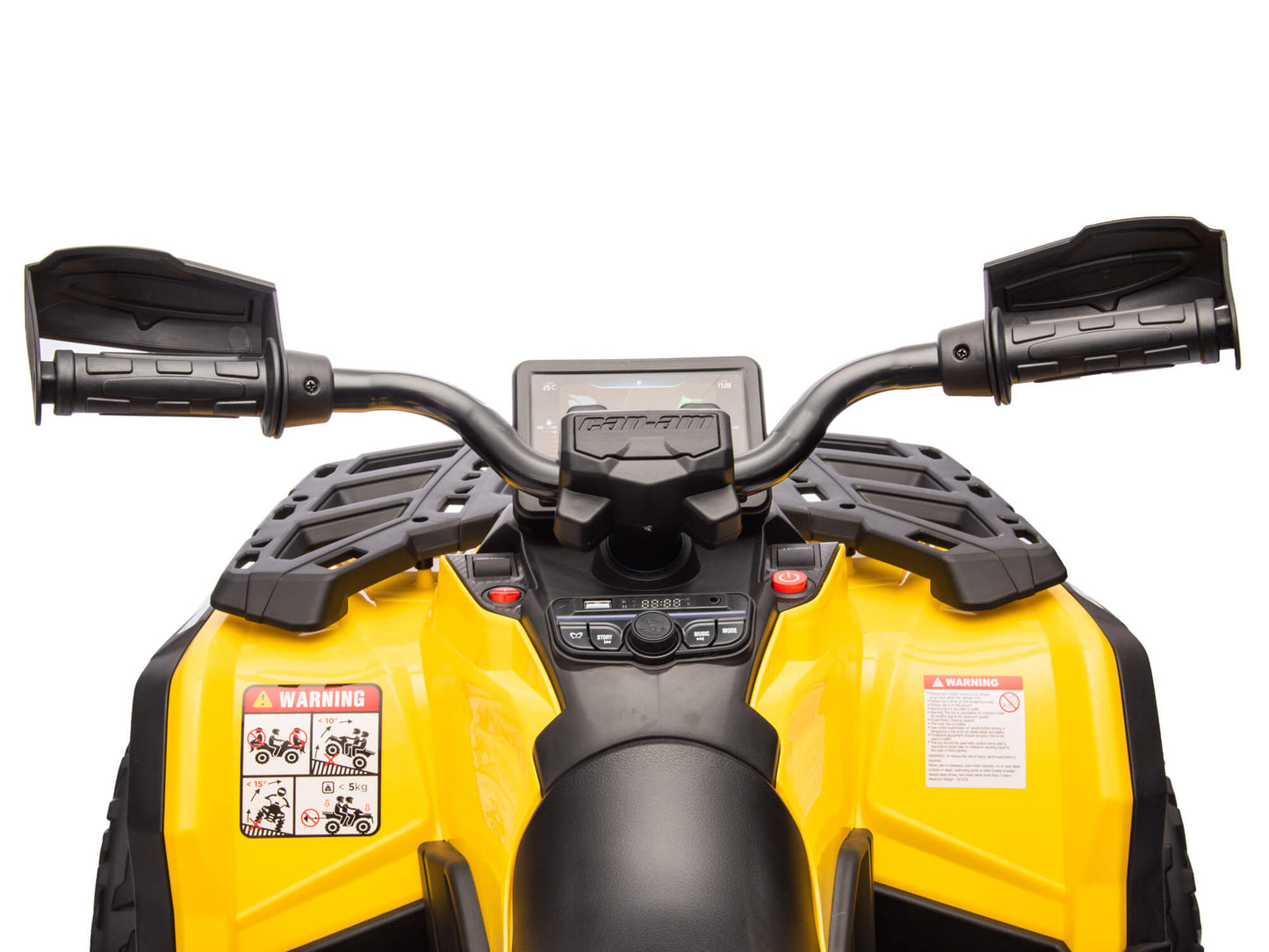 Can-Am Outlander 24V 4WD Kids Ride-On ATV Quad | Yellow