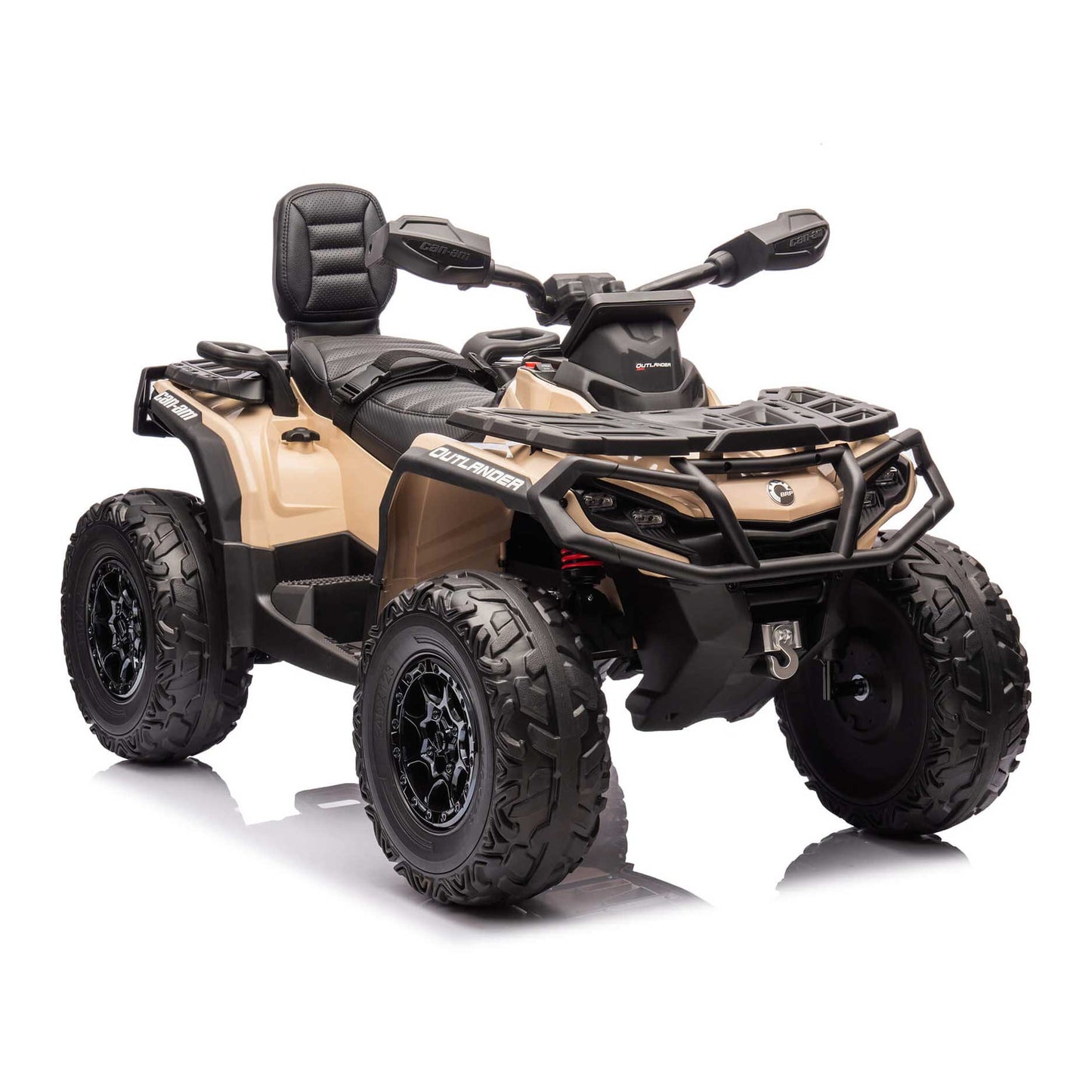 Can-Am Outlander 24V 4WD Kids Ride-On ATV Quad | Desert Tan