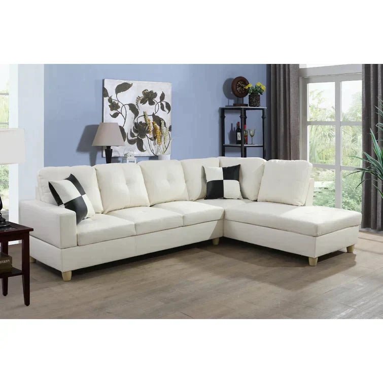 Chaidez Faux Leather Sectional