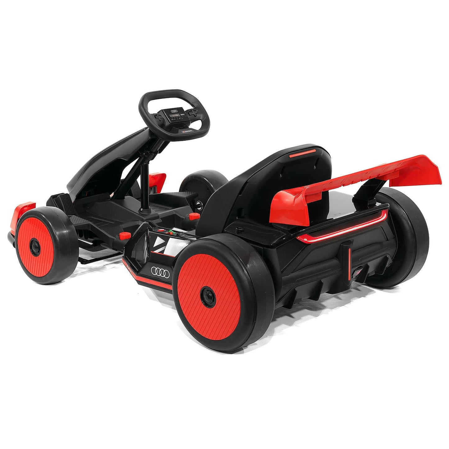 Audi Sport 24V Big Kids Drifting Ride-On Go Kart | Red