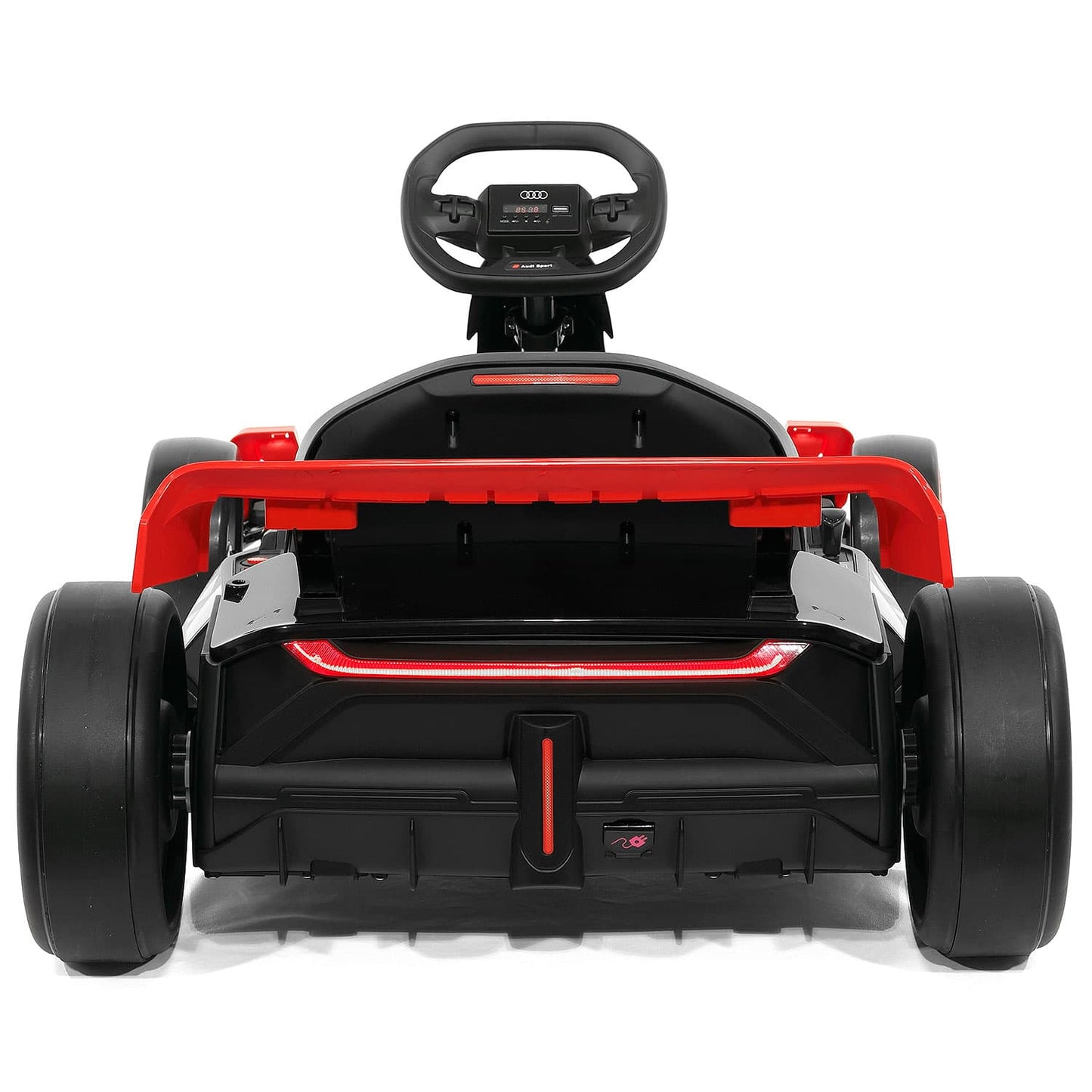 Audi Sport 24V Big Kids Drifting Ride-On Go Kart | Red