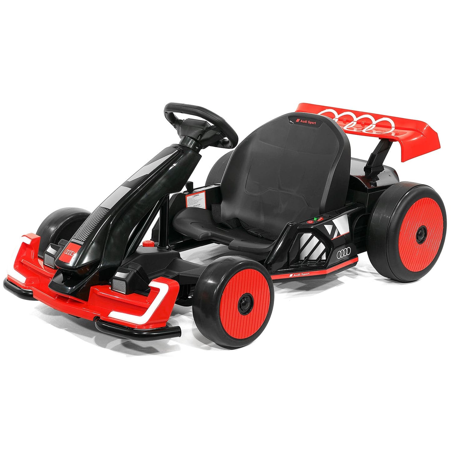 Audi Sport 24V Big Kids Drifting Ride-On Go Kart | Red