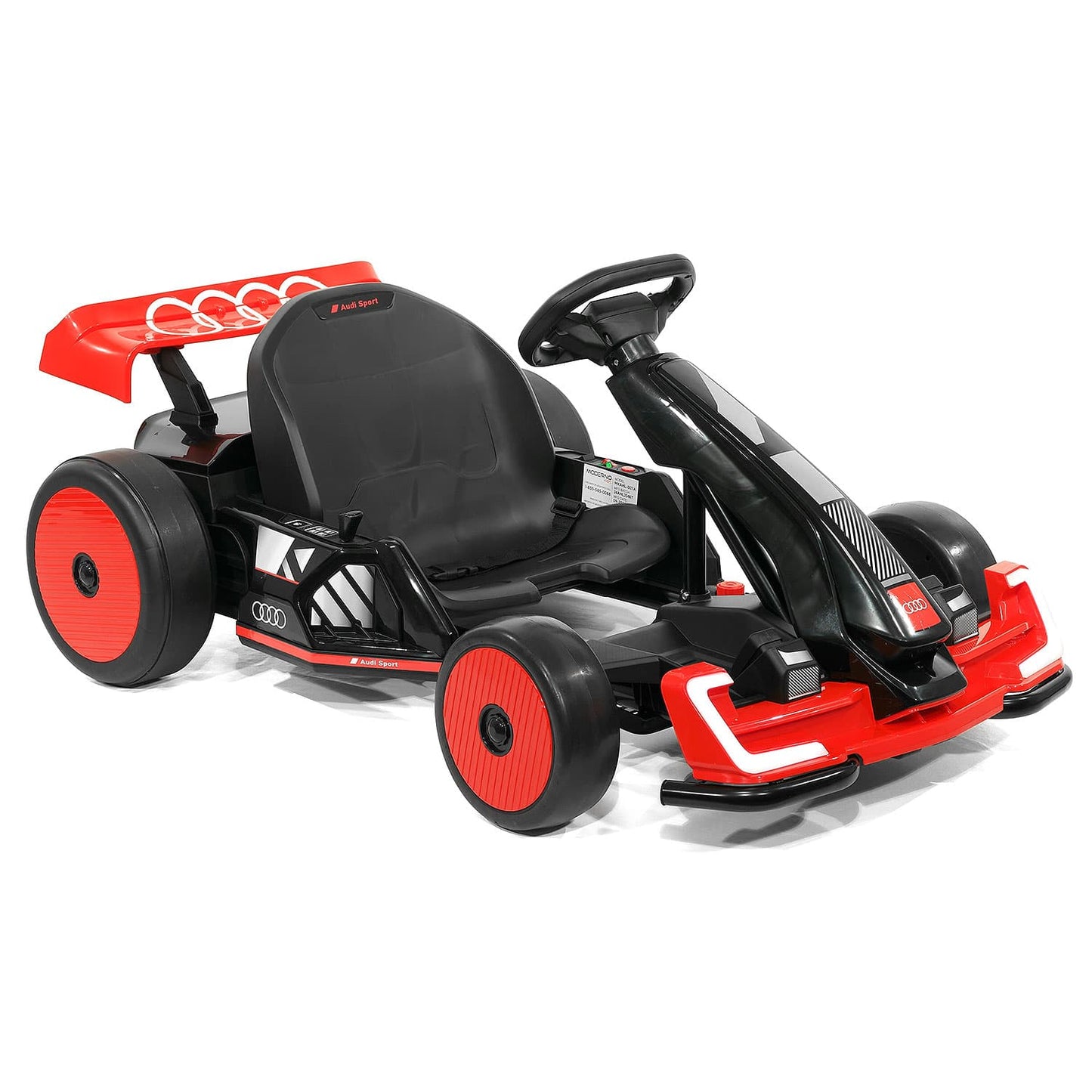 Audi Sport 24V Big Kids Drifting Ride-On Go Kart | Red