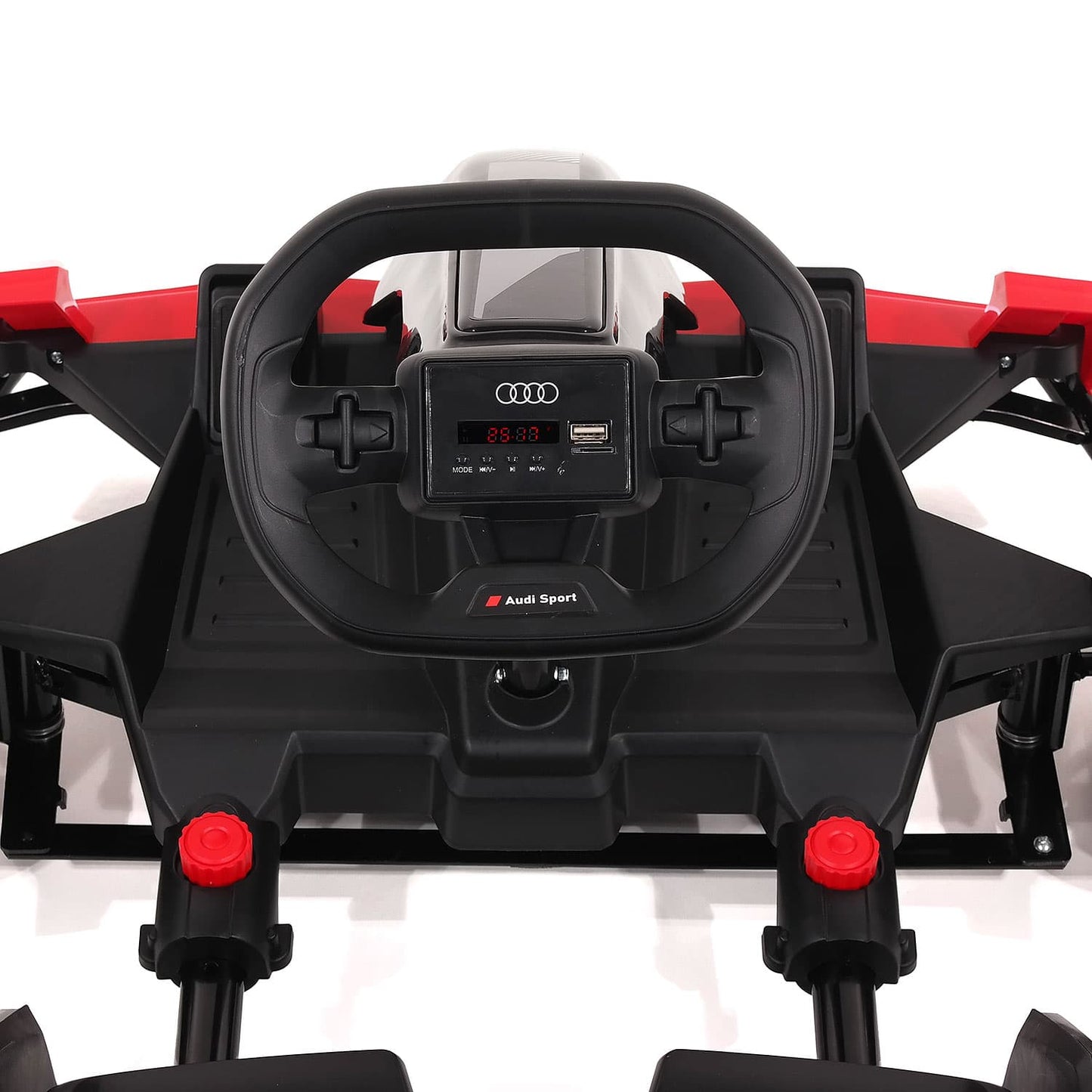 Audi Sport 24V Big Kids Drifting Ride-On Go Kart | Red