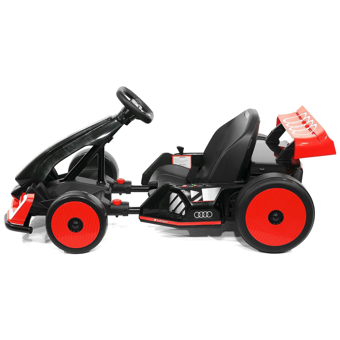 Audi Sport 24V Big Kids Drifting Ride-On Go Kart | Red