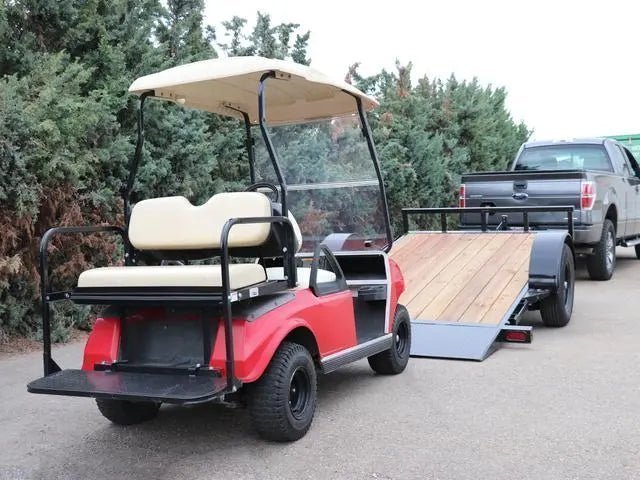 6×10 Single Axle Utility Trailer – Wood Floor & LED Lights