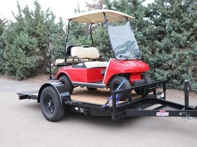 6×10 Single Axle Utility Trailer – Wood Floor & LED Lights