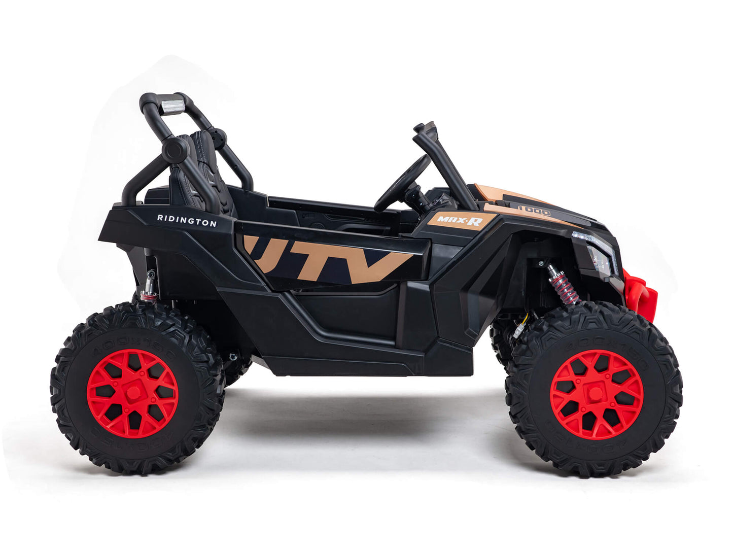 Ridington MAX-R 24V Kids Ride-On UTV Buggy with R/C Parental Remote | Black