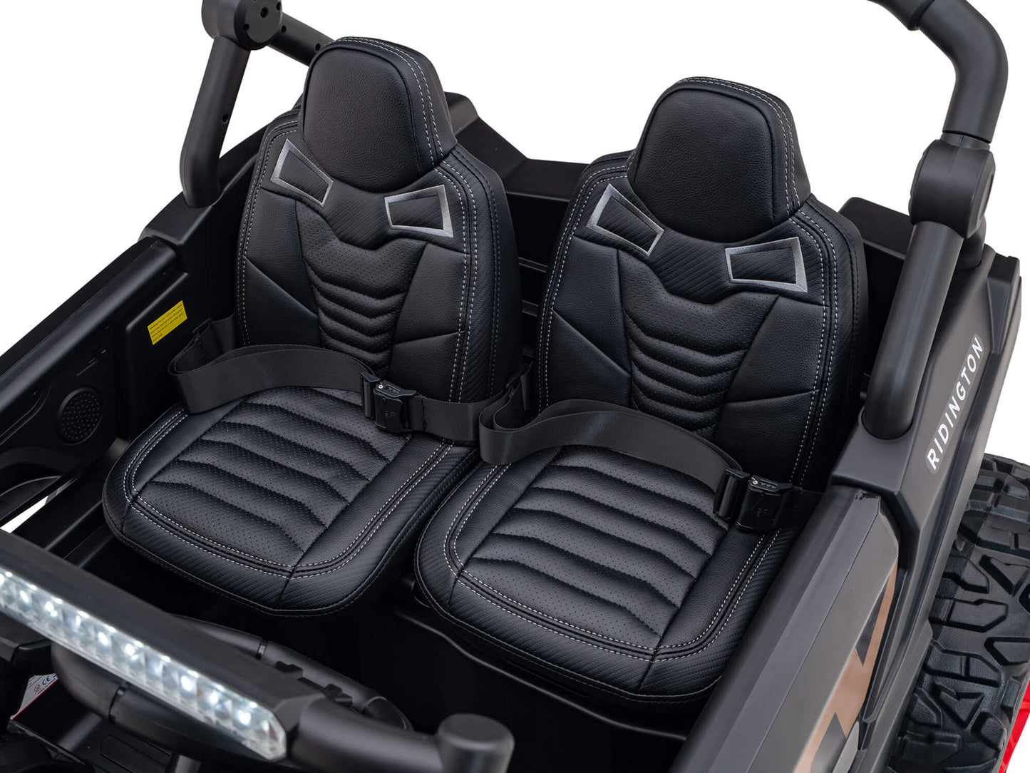 Ridington MAX-R 24V Kids Ride-On UTV Buggy with R/C Parental Remote | Black
