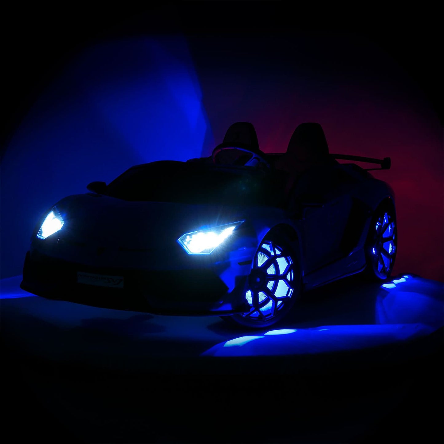 Lamborghini Aventador SVJ 24V Kids Ride-On Car with R/C Parental Remote | Green