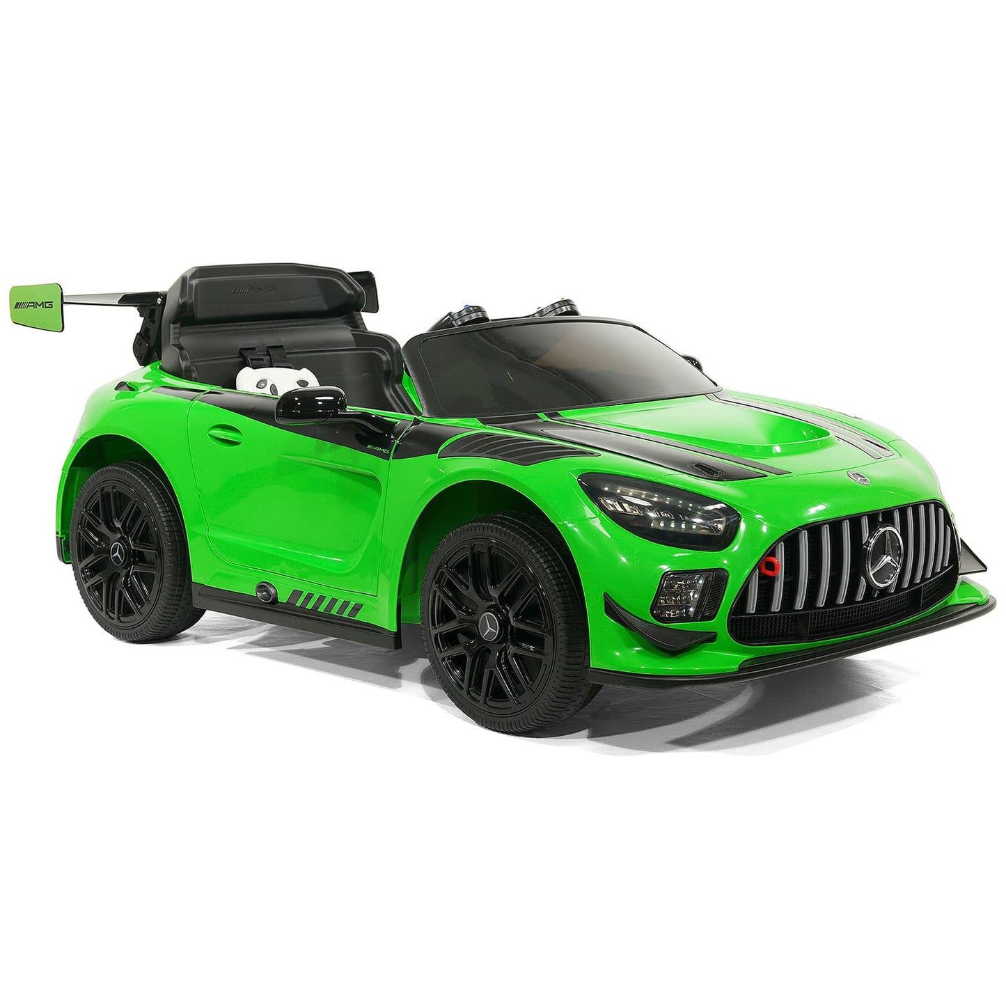 Mercedes AMG GT3 EVO 12V Kids Ride-On Car with R/C Parental Remote | Green