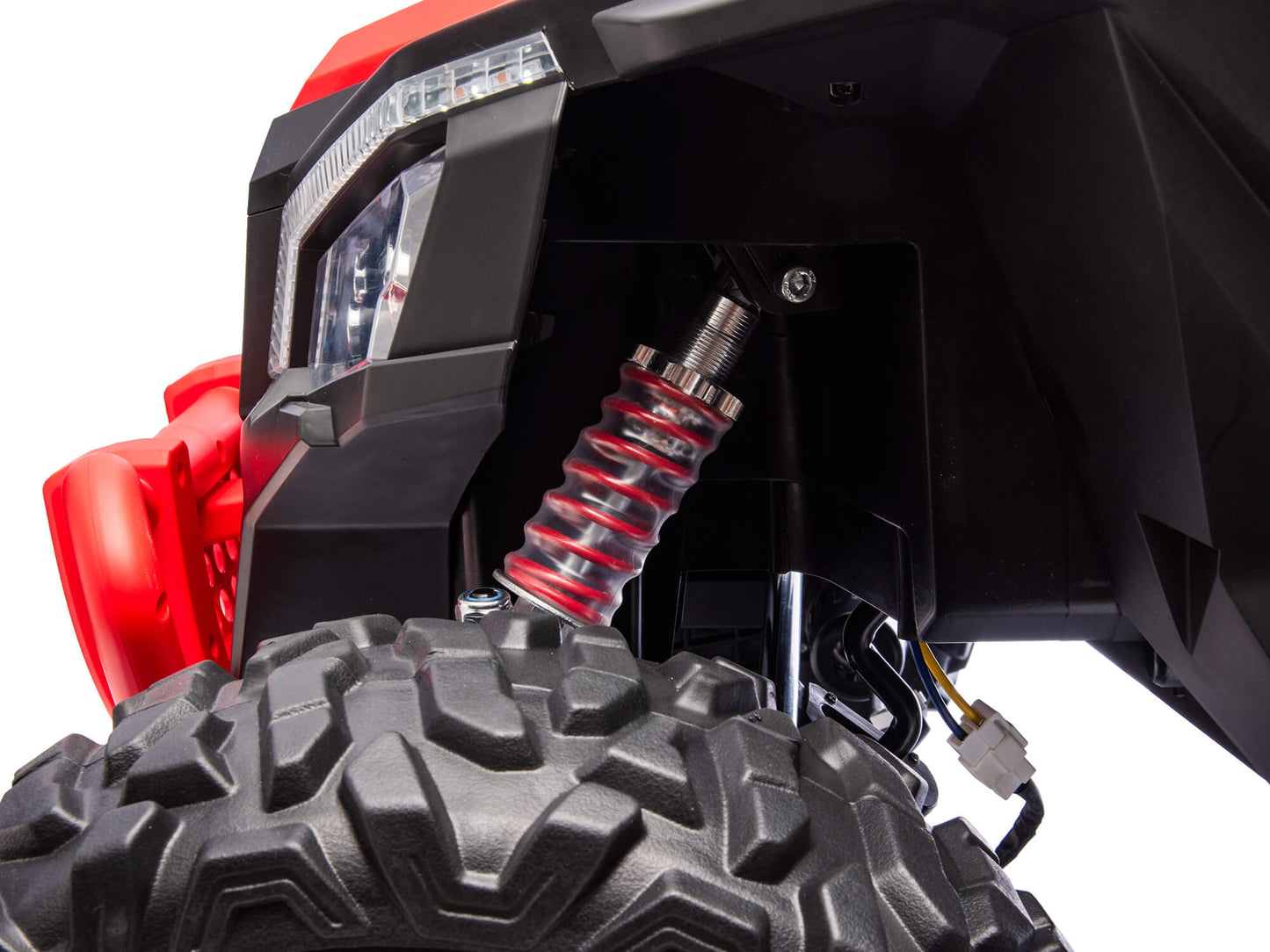 Ridington MAX-R 24V Kids Ride-On UTV Buggy with R/C Parental Remote | Red
