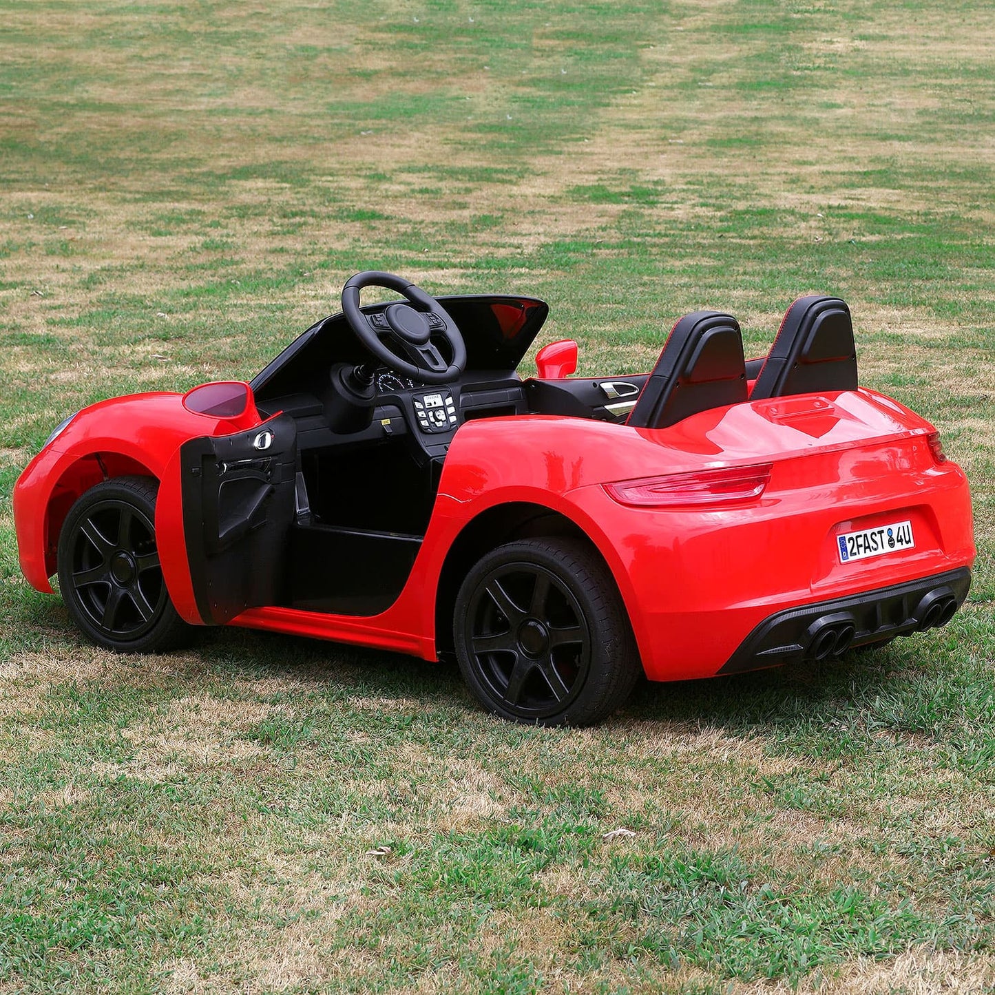 Roadster XXL Sport 24V Big Kids Ride-On Car | Red