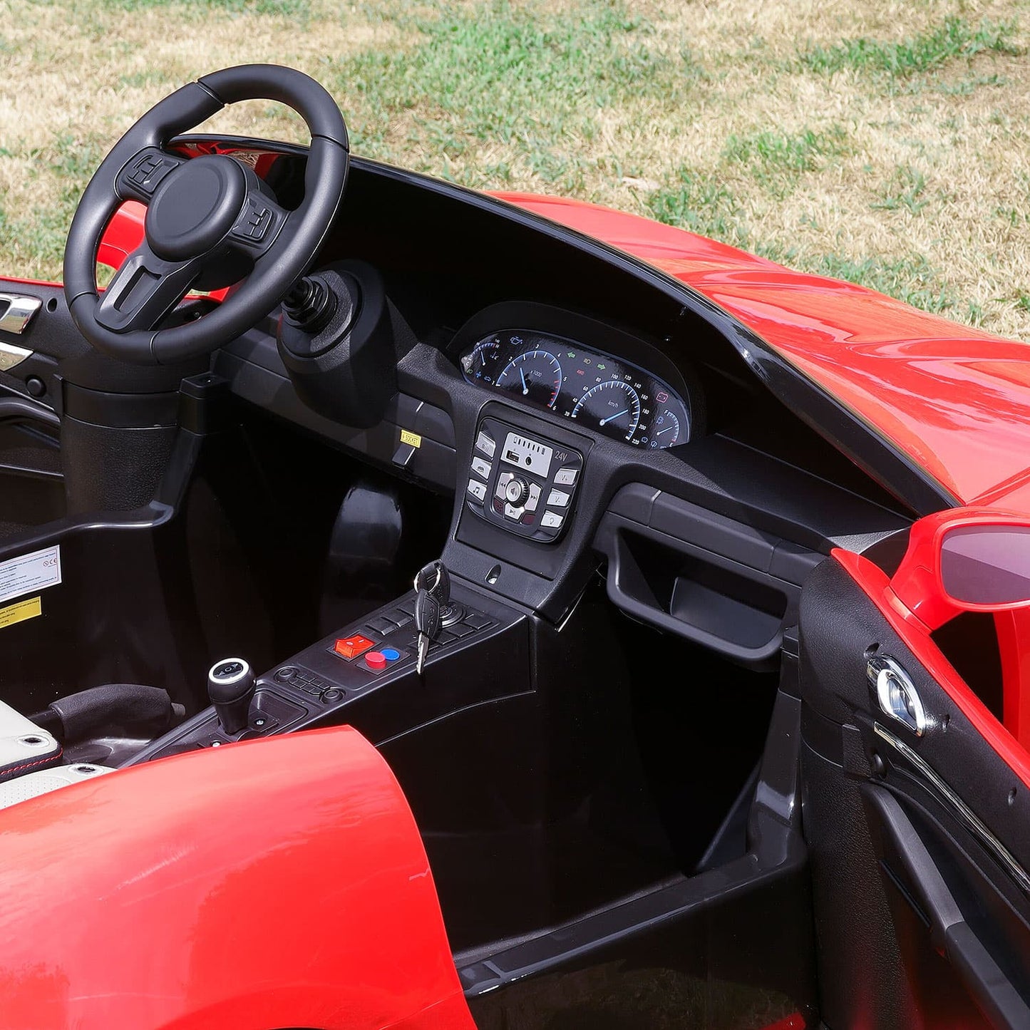 Roadster XXL Sport 24V Big Kids Ride-On Car | Red
