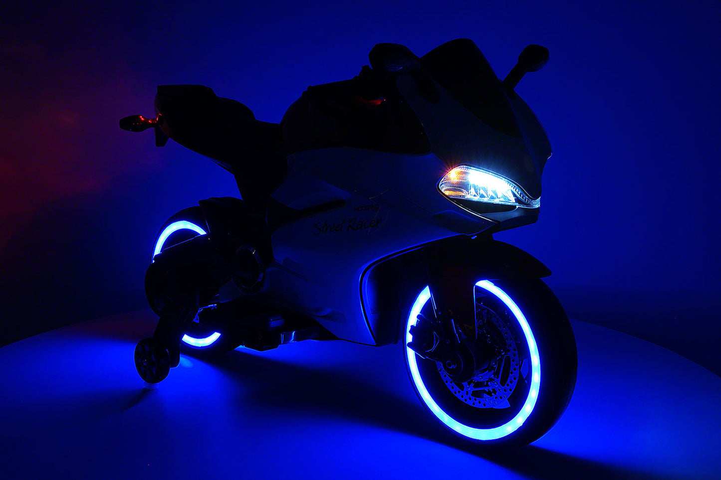 Street Racer 12V Electric Kids Ride-On Motorcycle | Pink