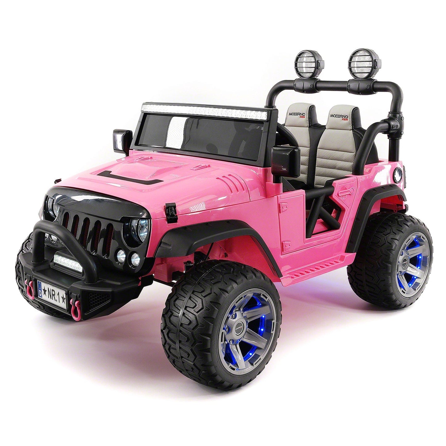 Trail Explorer 24V Kids Ride-On Car Truck with R/C Parental Remote | Pink