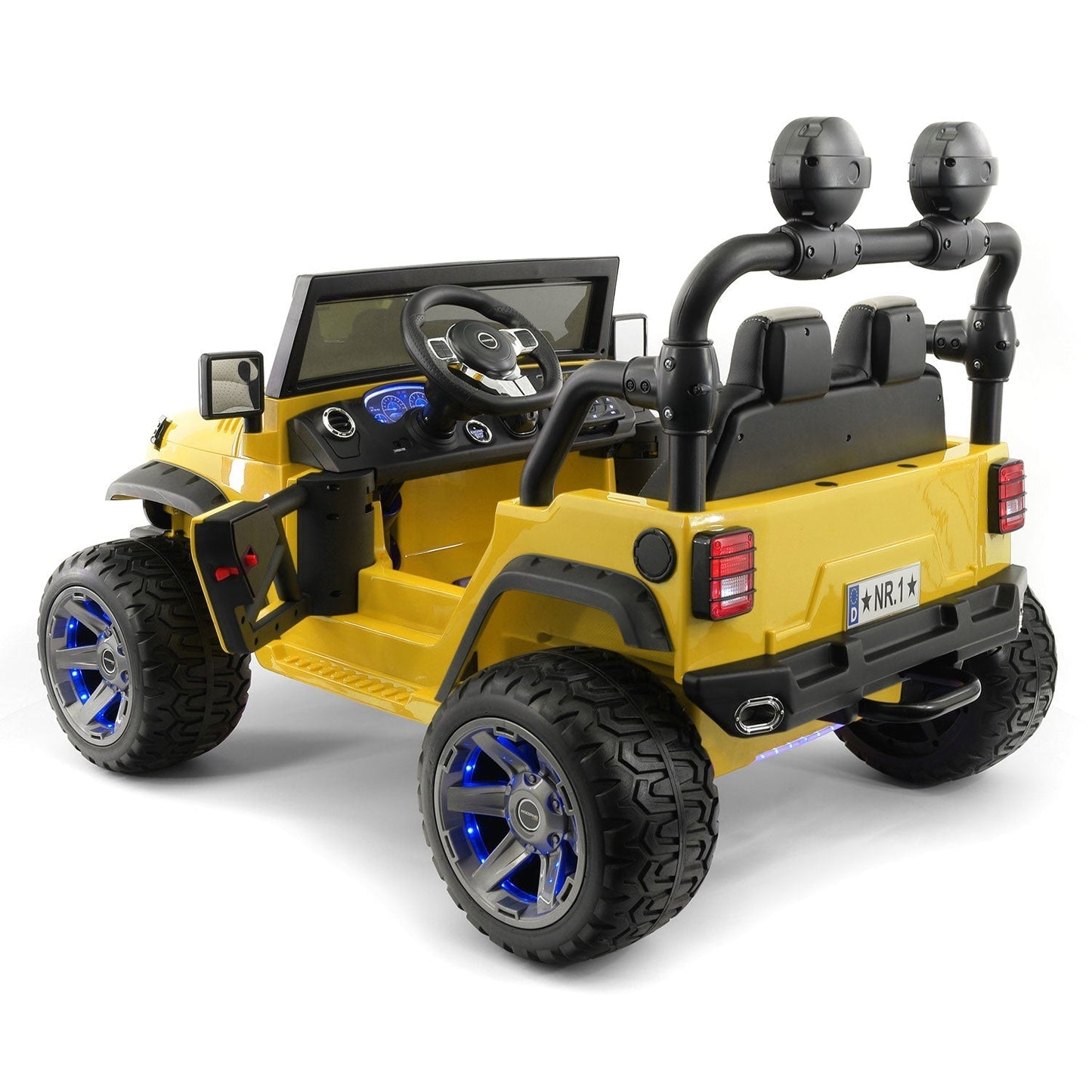 Trail Explorer 24V Kids Ride-On Car Truck with R/C Parental Remote | Yellow