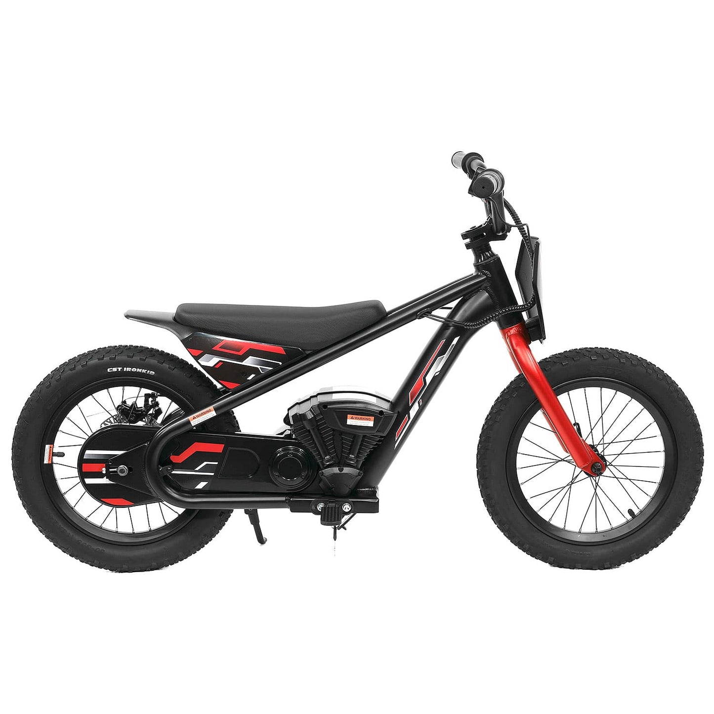 Big Kids 24V Electric Ride-On Balance Bike Scooter | Black