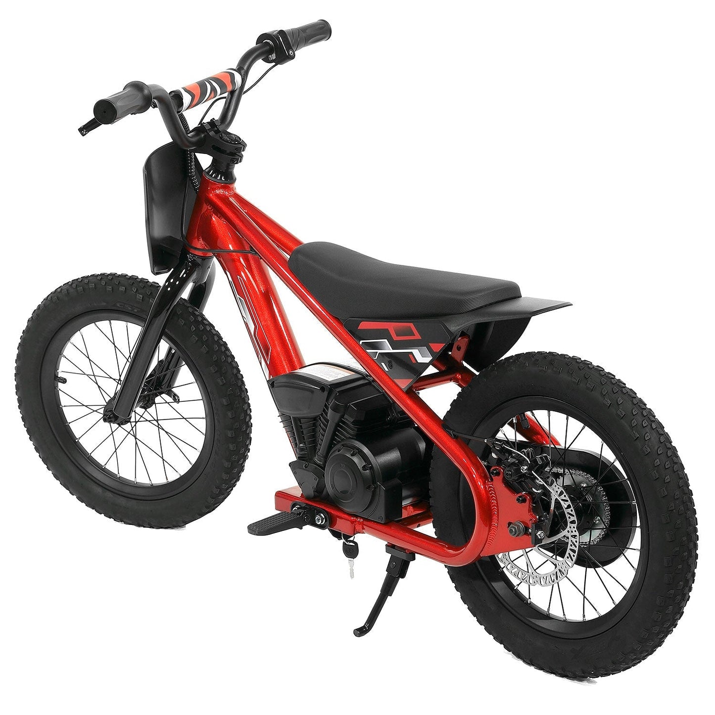Big Kids 24V Electric Ride-On Balance Bike Scooter | Red