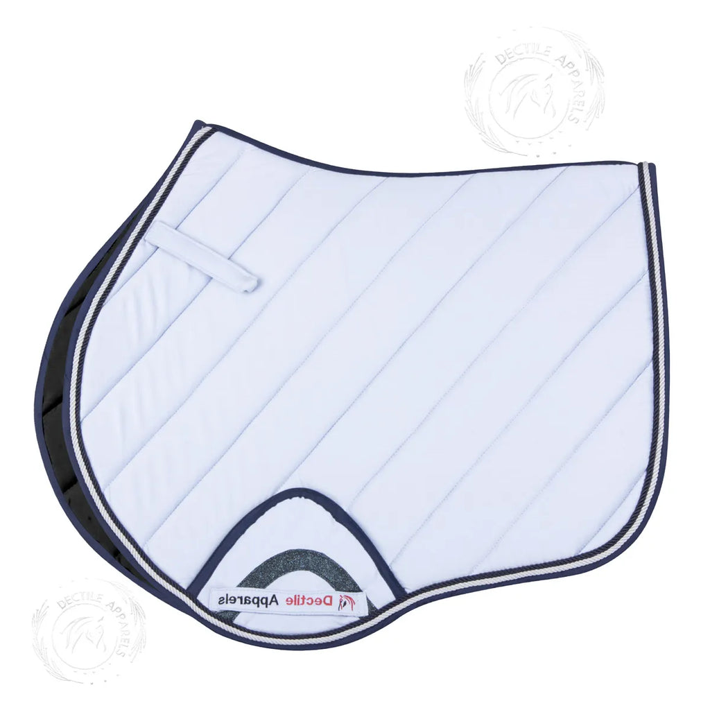 Sky Blue English Saddle Pad Set for Comfort & Style