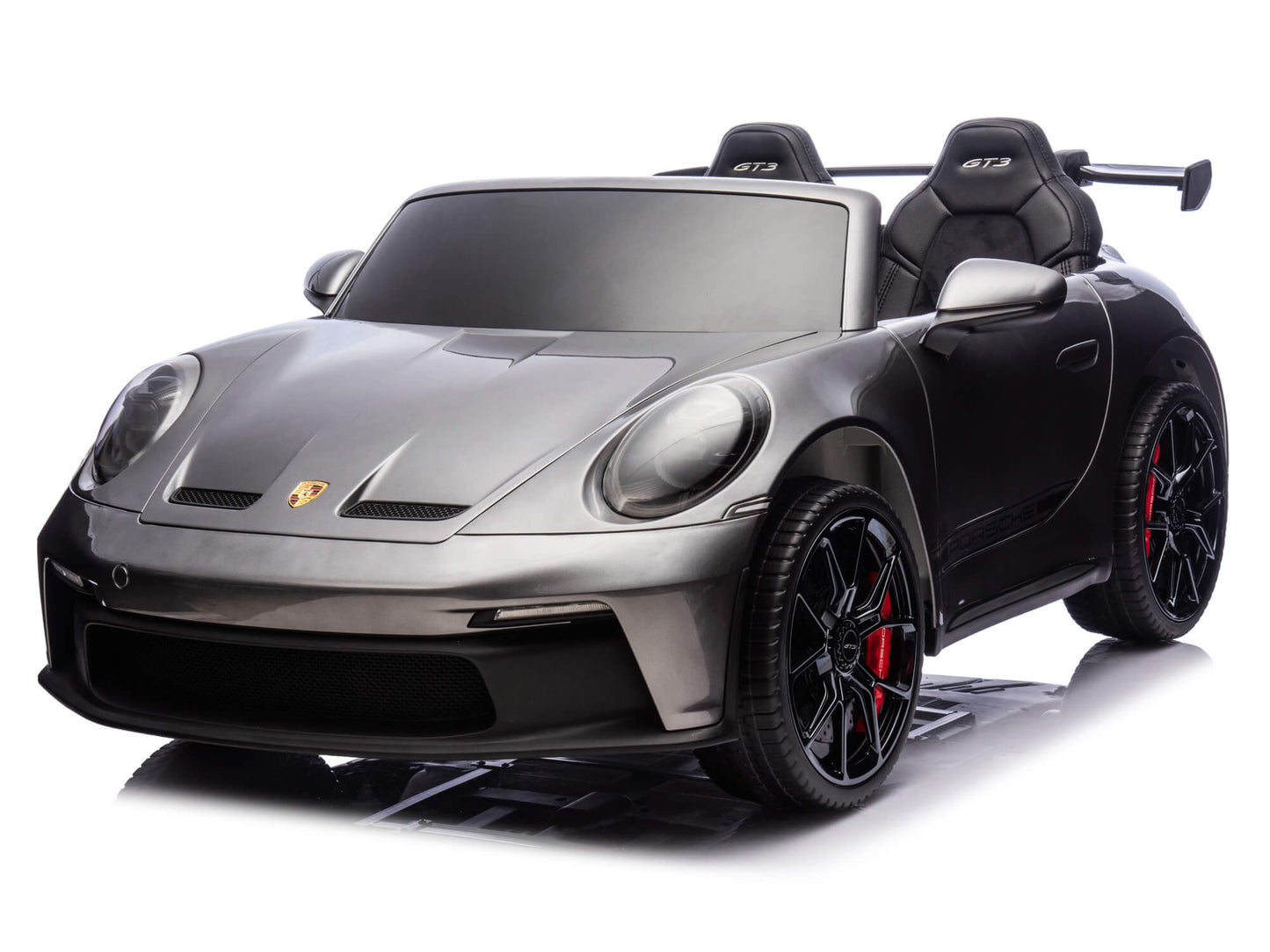 Porsche 911 GT3 24V Kids 2 (Two) Seater Ride On Car | Gray
