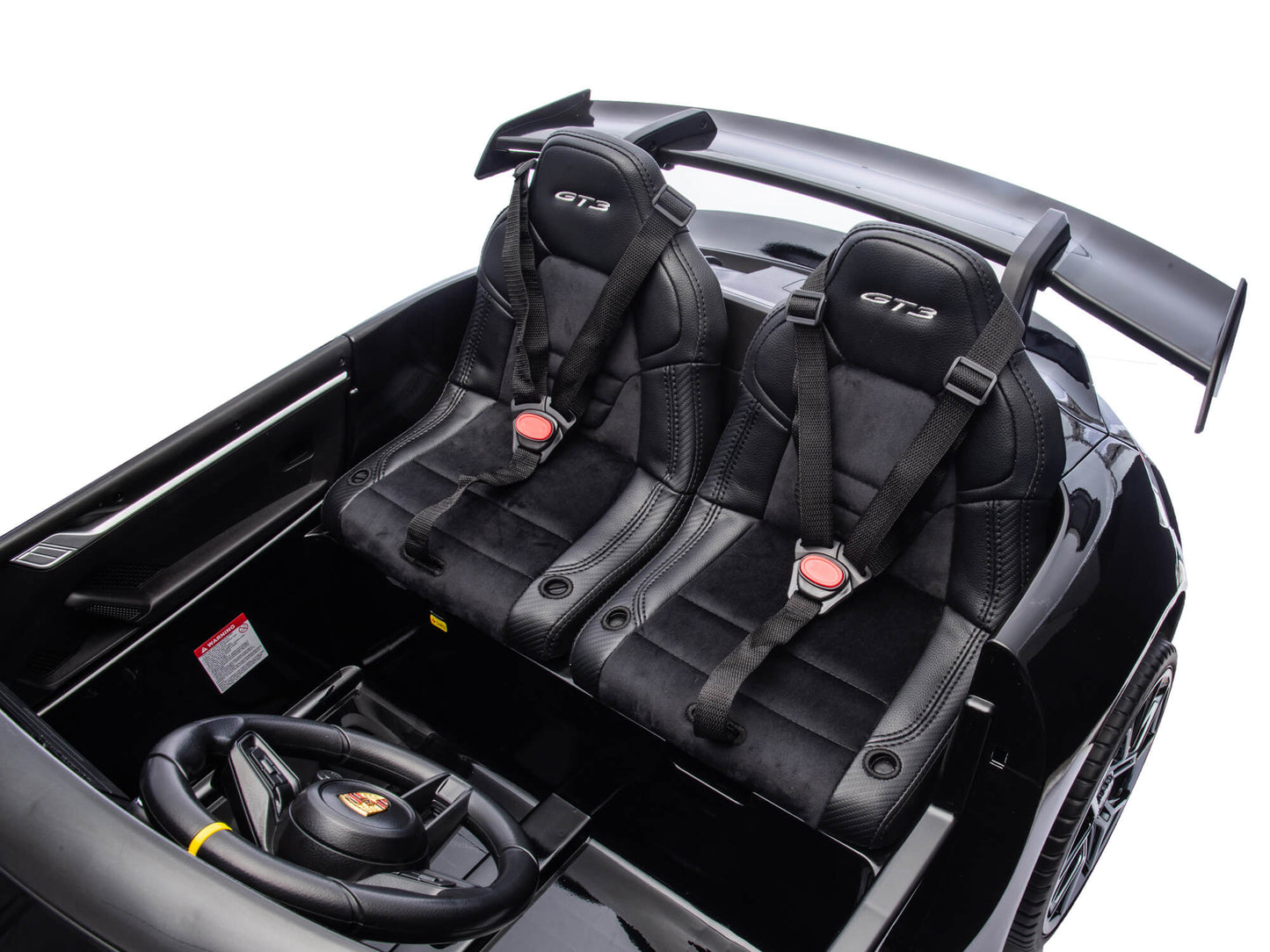 Porsche 911 GT3 24V Kids 2 (Two) Seater Ride On Car | Black