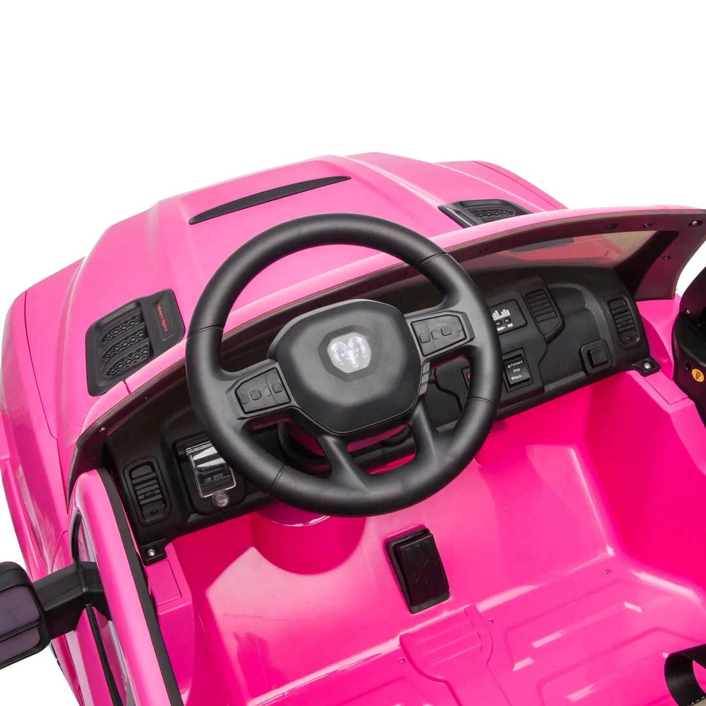 Dodge Ram 2500 Rebel 24V Kids Ride-On Car Truck with R/C Parental Remote | Pink