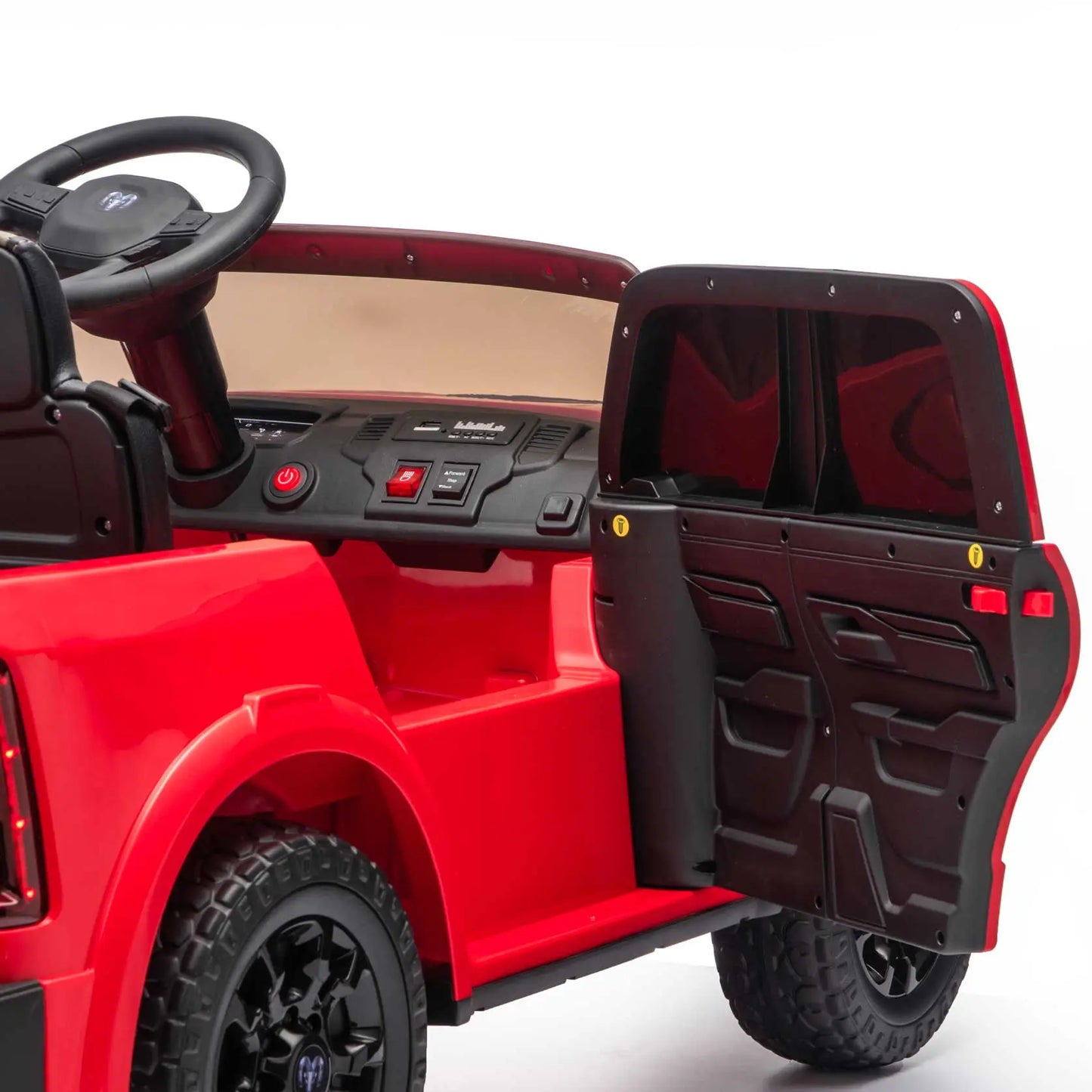 Dodge Ram 2500 Rebel 24V Kids Ride-On Car Truck with R/C Parental Remote | Red