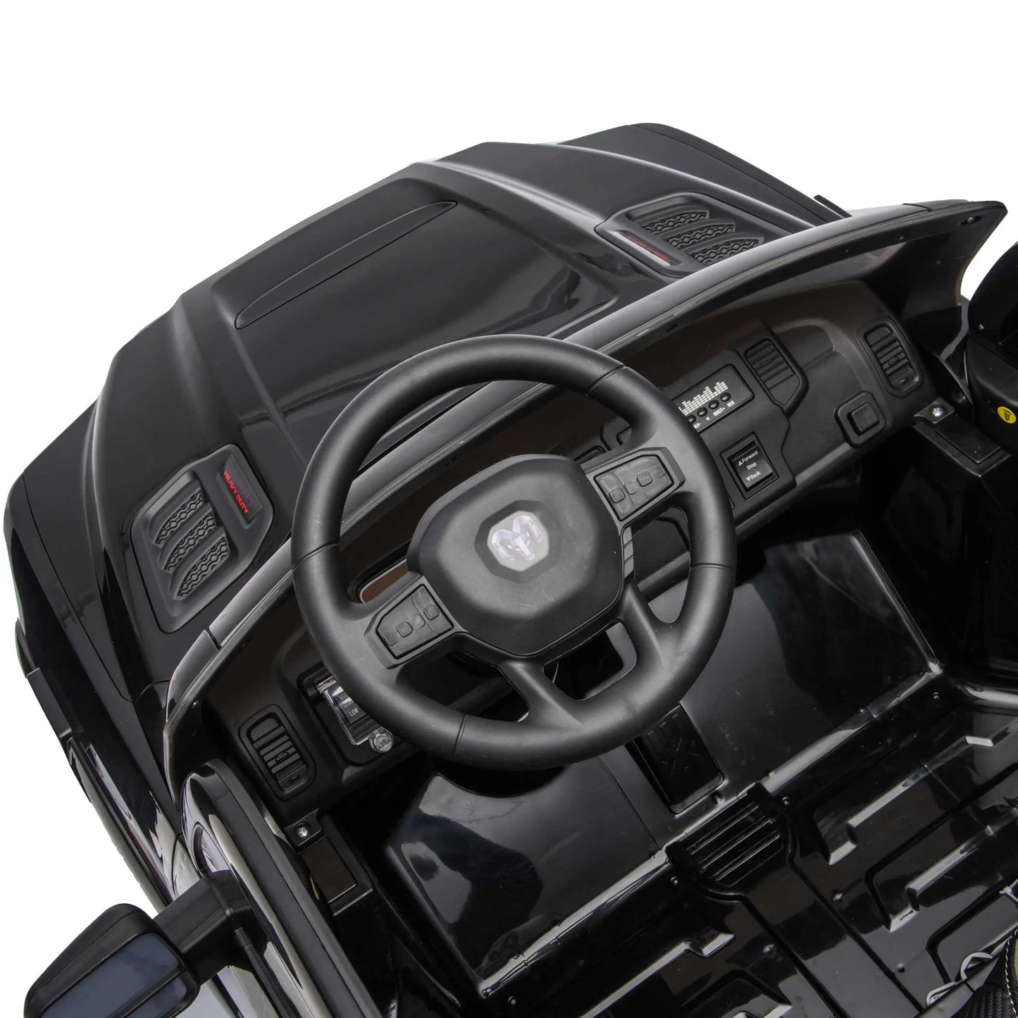 Dodge Ram 2500 Rebel 24V Kids Ride-On Car Truck with R/C Parental Remote | Black